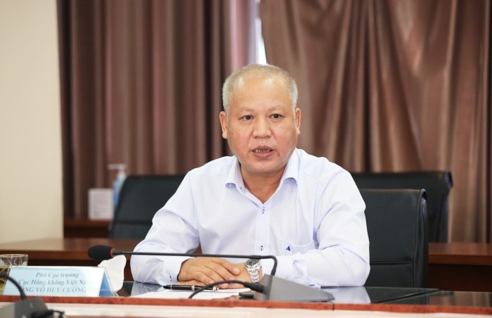 Ông Võ Huy Cường - Phó Cục trưởng Cục Hàng không Việt Nam phát biểu tại Toạ đàm